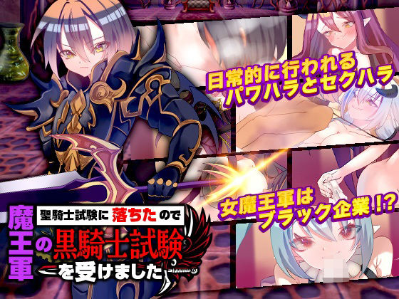 【ダウンロード】 聖騎士試験に落ちたので魔王軍の黒騎士試験を受けました 【FANZA】 